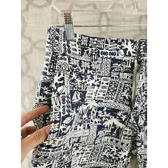 Slate & Stone Tropical Beach Print Bermuda Mens Shorts - 1037A/1 - Picture 3 of 9